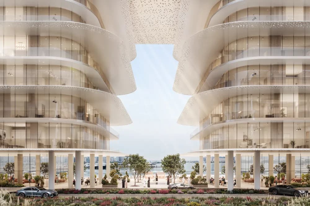 Dubai Harbour Residences render