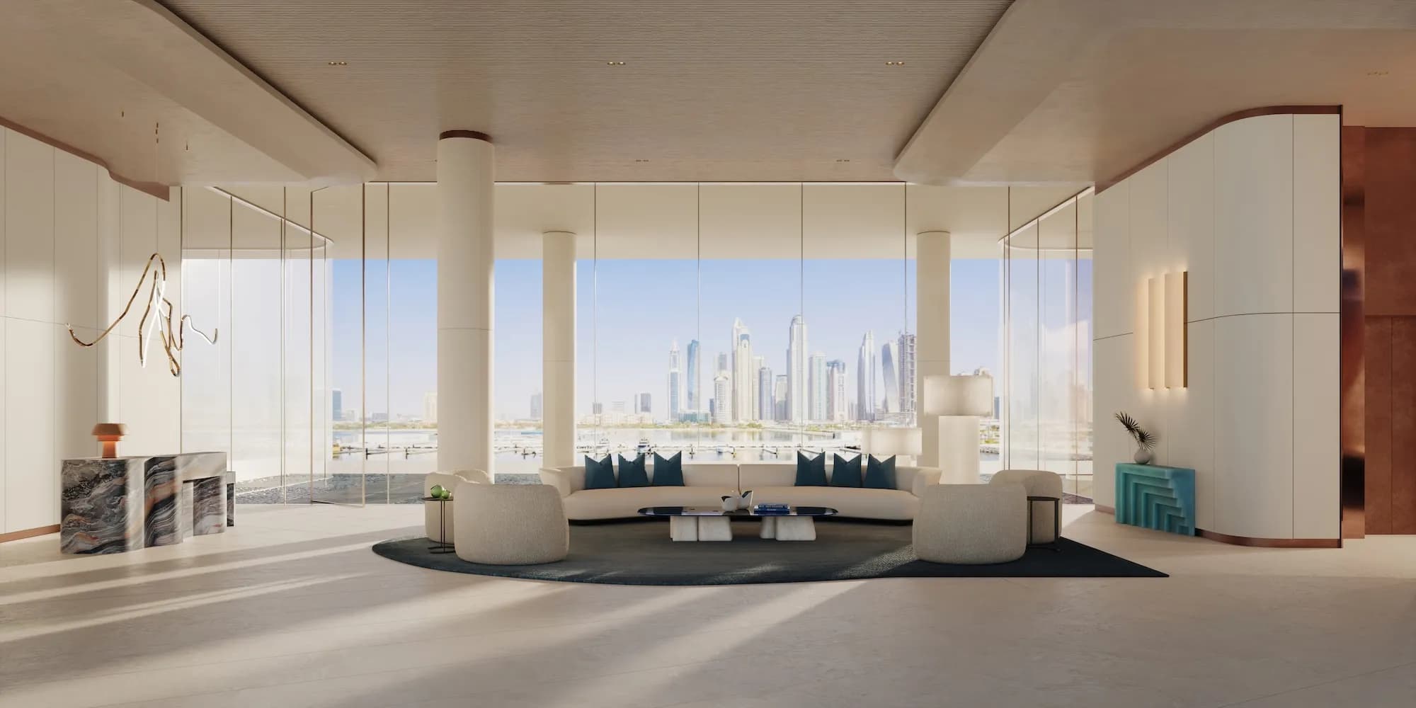 Dubai Harbour Residences render 4